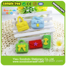 SOODODO เป็นมิตรกับสิ่งแวดล้อม 3D Red Lady Beetles Shaped Eraser